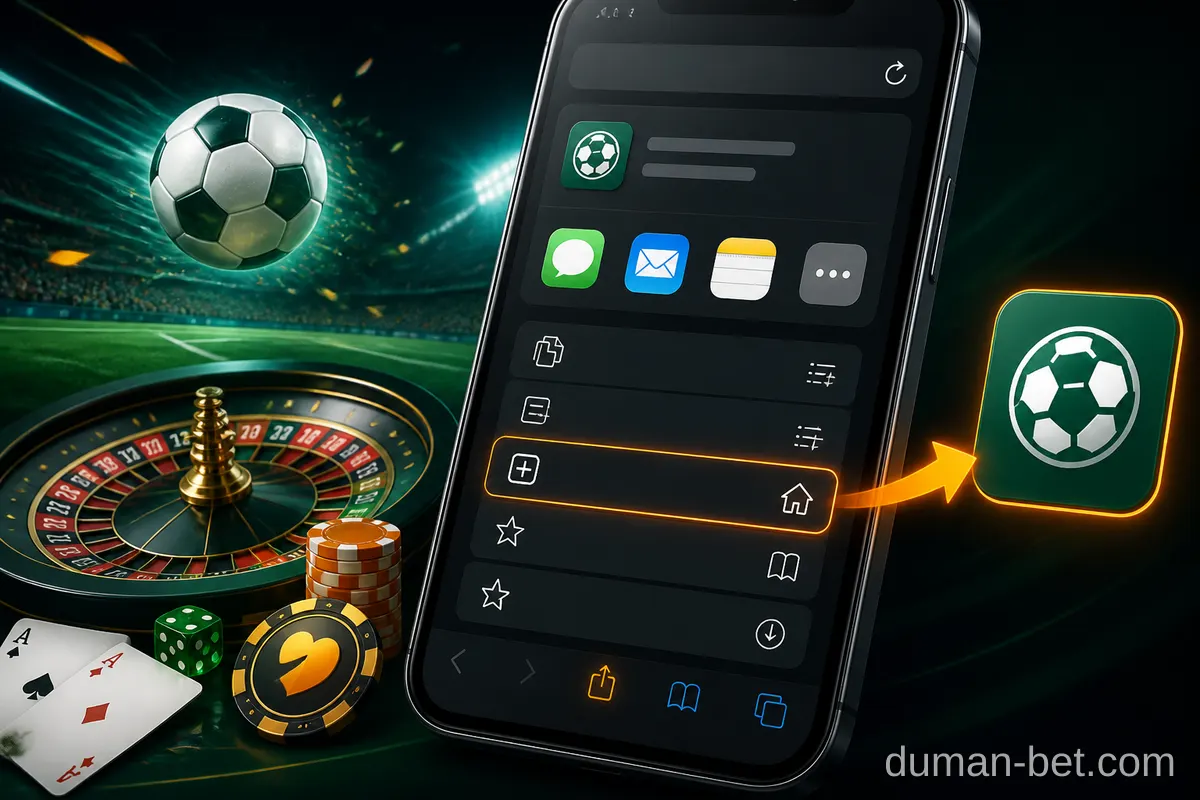 Dumanbet Ios Giriş Ve Ana Ekran Kısayolu
