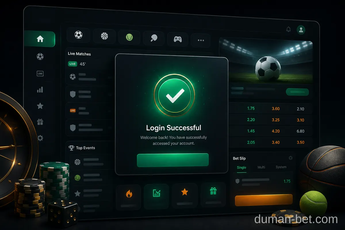 Dumanbet Sorunsuz Giriş Yap Kontrol Listesi