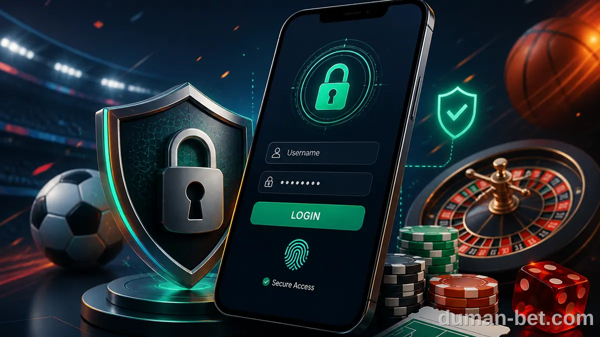 dumanbet güvenli mobil giriş ekranı ve ssl korumalı oturum