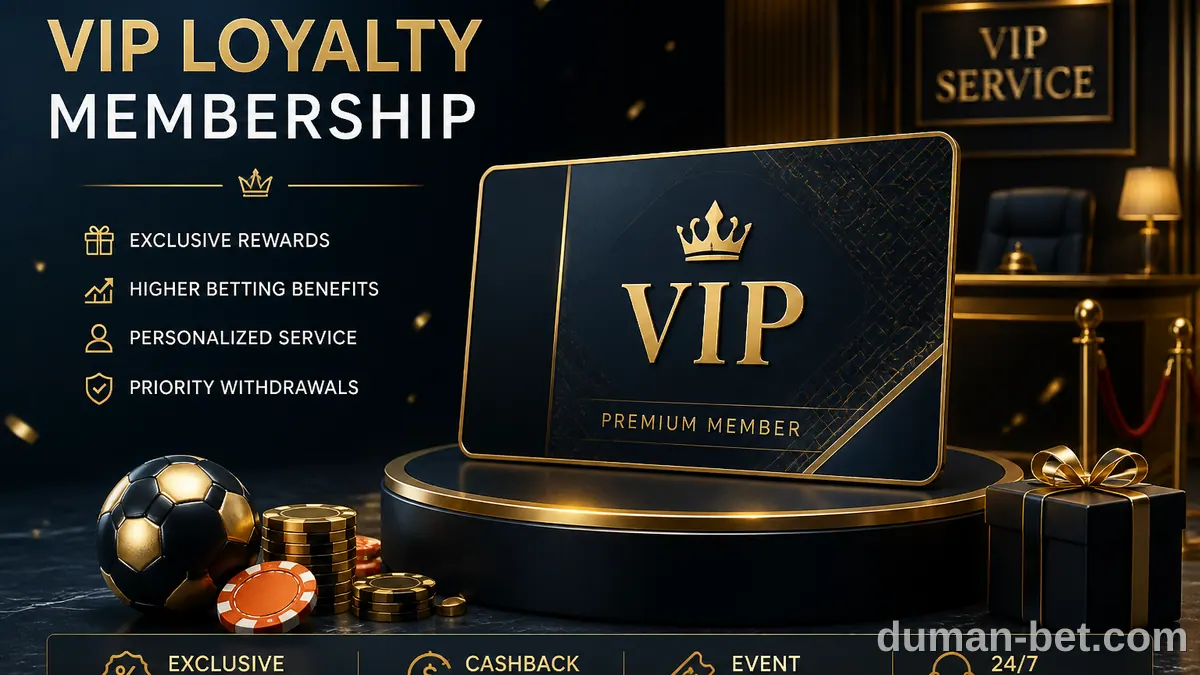 dumanbet vip üyelik avantajları ve sadakat programı